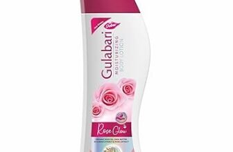 Dabur Gulabari Moisturizing Body Lotion – 400ml For Dry & Dull Skin, Made with 100% Organic Rose Oil, Dermatologically Tested and Paraben Free