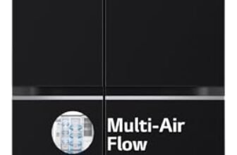 LG 655 L Frost Free Smart Inverter Double Door Side by Side Refrigerator (GL-B257HWBY, Western Black, Express Freezing | Multi Air-Flow)