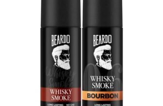 Beardo Whisky Smoke & Bourbon Perfume Body Spray (Set of 2) Spicy, Woody Oudh Deo for Men Long Lasting |Date night Deodorant for Men | Fresh Scent | Valentines day gift for husband | Gift for boyfriend | Gift for Men