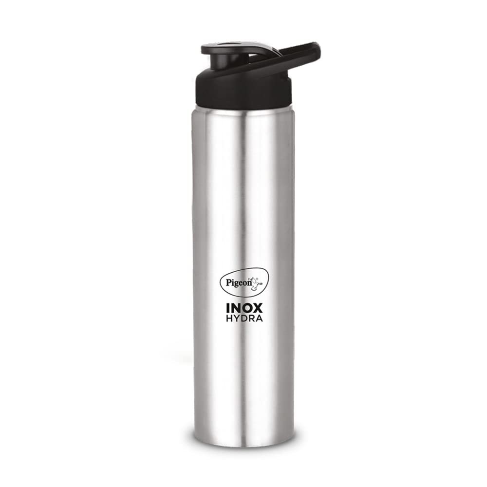 Pigeon by Stovekraft Stainless Steel INOX Hydra 1000 Drinking Water Bottle 900 ml – Silver (Pack of 1)
