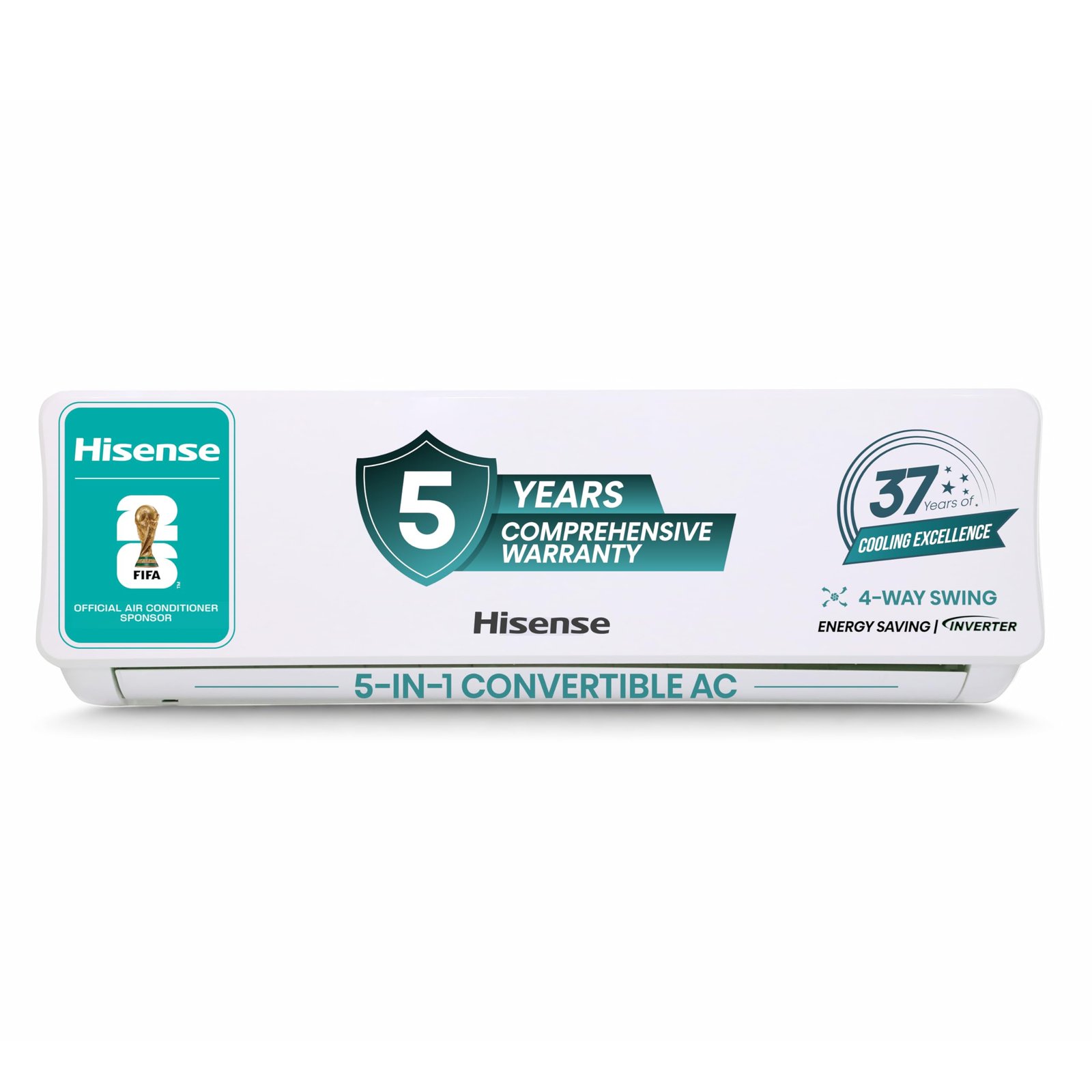 Blue Star 1.5 Ton 3 Star, Wi-Fi Smart Inverter Split AC (Copper, 5 in 1 Convertible Cooling, 4-Way Swing, Turbo Cool, Voice Command, IC318YNUS, White)