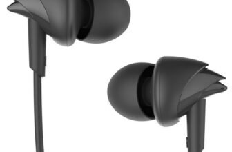 boAt – BassHeads 100 M Black Wired Earphones with Enhanced Bass Hawk-Inspired Design & Mic