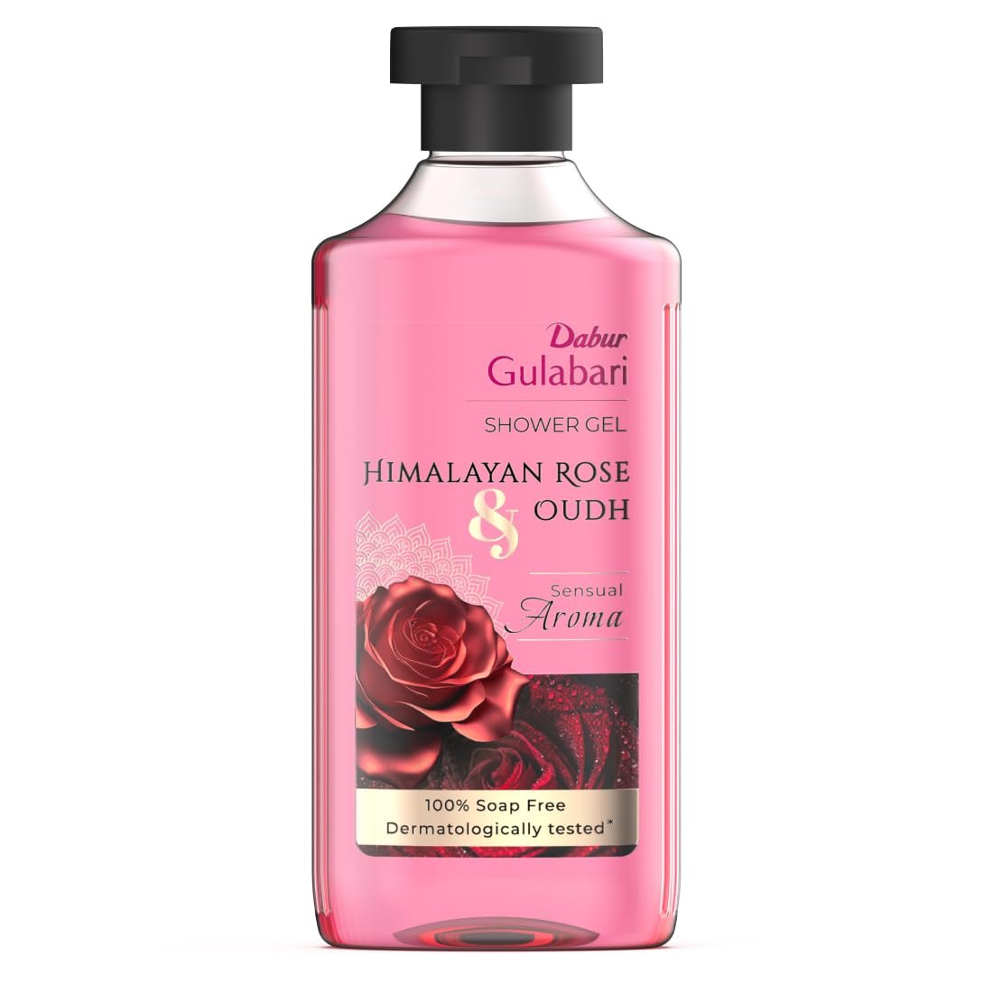Dabur Gulabari Shower Gel – 250 ml | 99% Pure Glycerine | Gentle Bodywash | Himalayan Rose Extract to nourish and revitalise the skin | 0% Parabens & Soap | No Silicones | With Oudh Fragrance