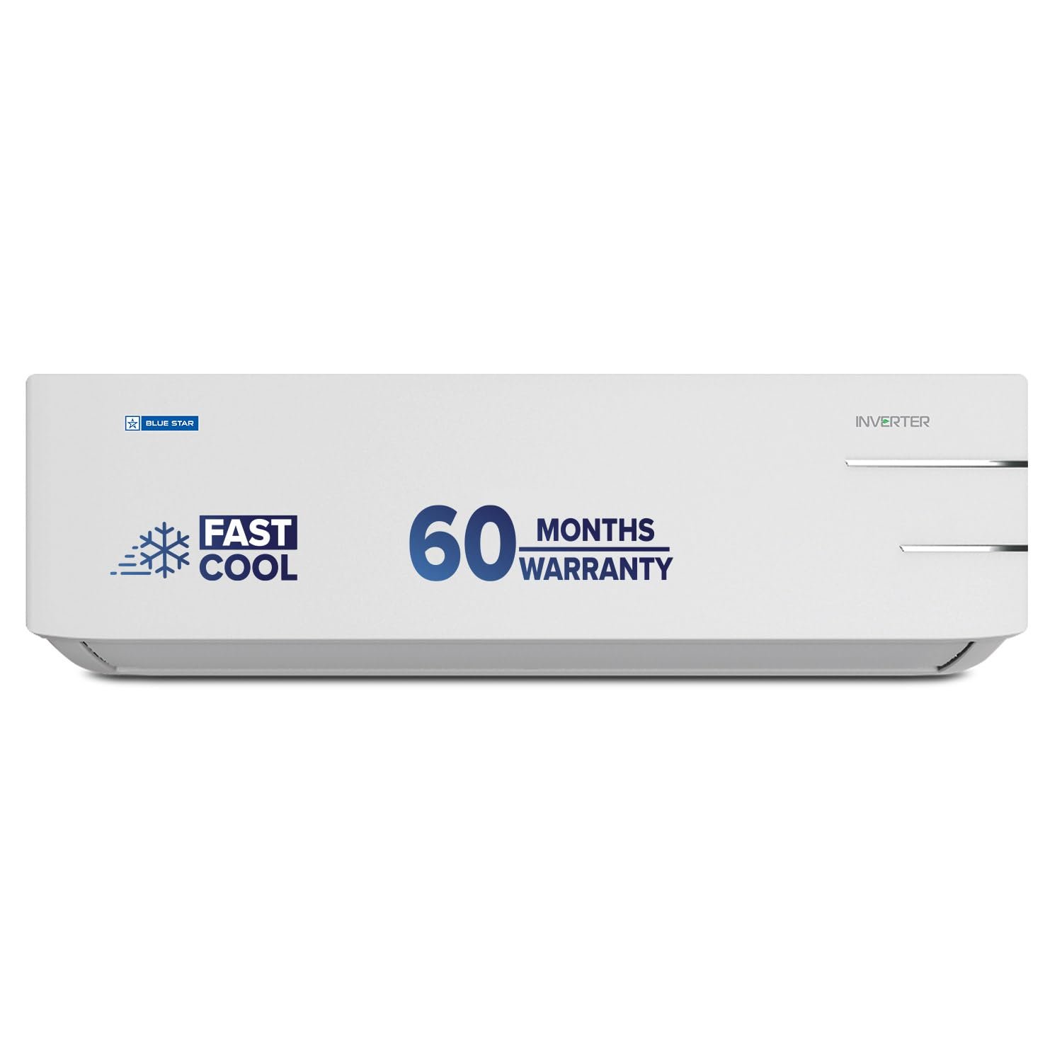 Blue Star 1 Ton 3 Star, Inverter Split AC (Copper, Convertible 5 in 1 Cooling, Multi Sensors, Dust Filters Blue Fins, Self Diagnosis, IC312YNU,White)