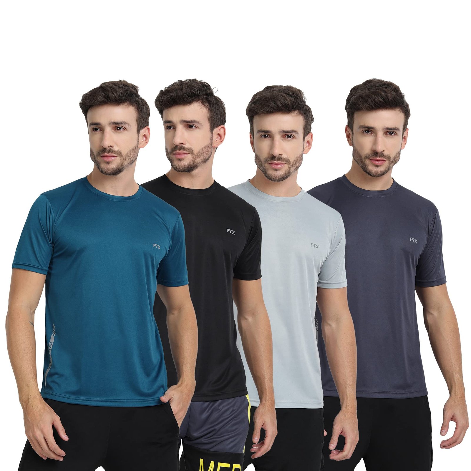 FTX Men Polyester Regular Fit T-Shirt