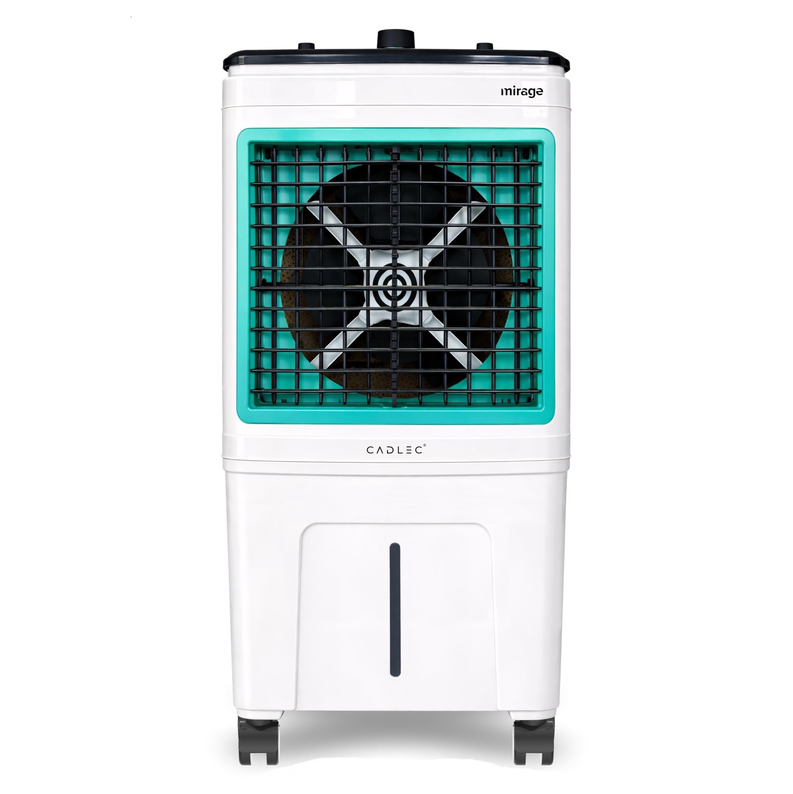Cadlec ChillMate 50L Desert Air Cooler For Home, High Speed Fan with Powerful Air Throw, Inverter Compatible, Anti-Bacteria Honeycomb Pad, Ice Chamber with Glass Top, 3 Year Warranty | White