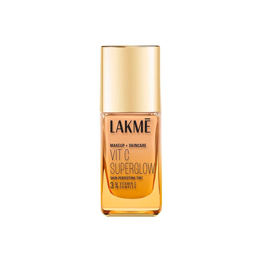 Lakme Makeup+Skincare VitC Superglow Skin Perfecting Tint Warm Crème W120 25ml