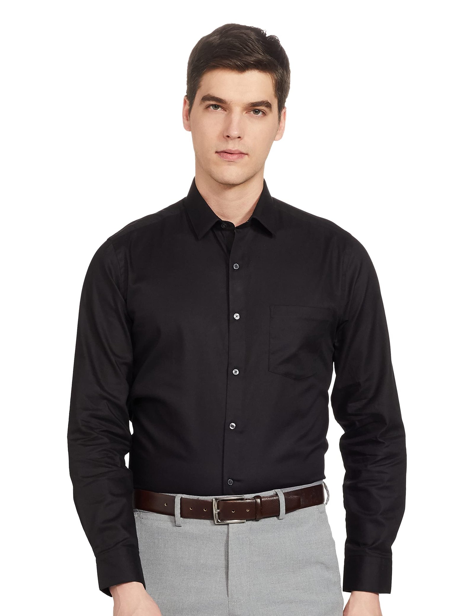Arrow Men's Solid Slim Fit Formal Shirt
