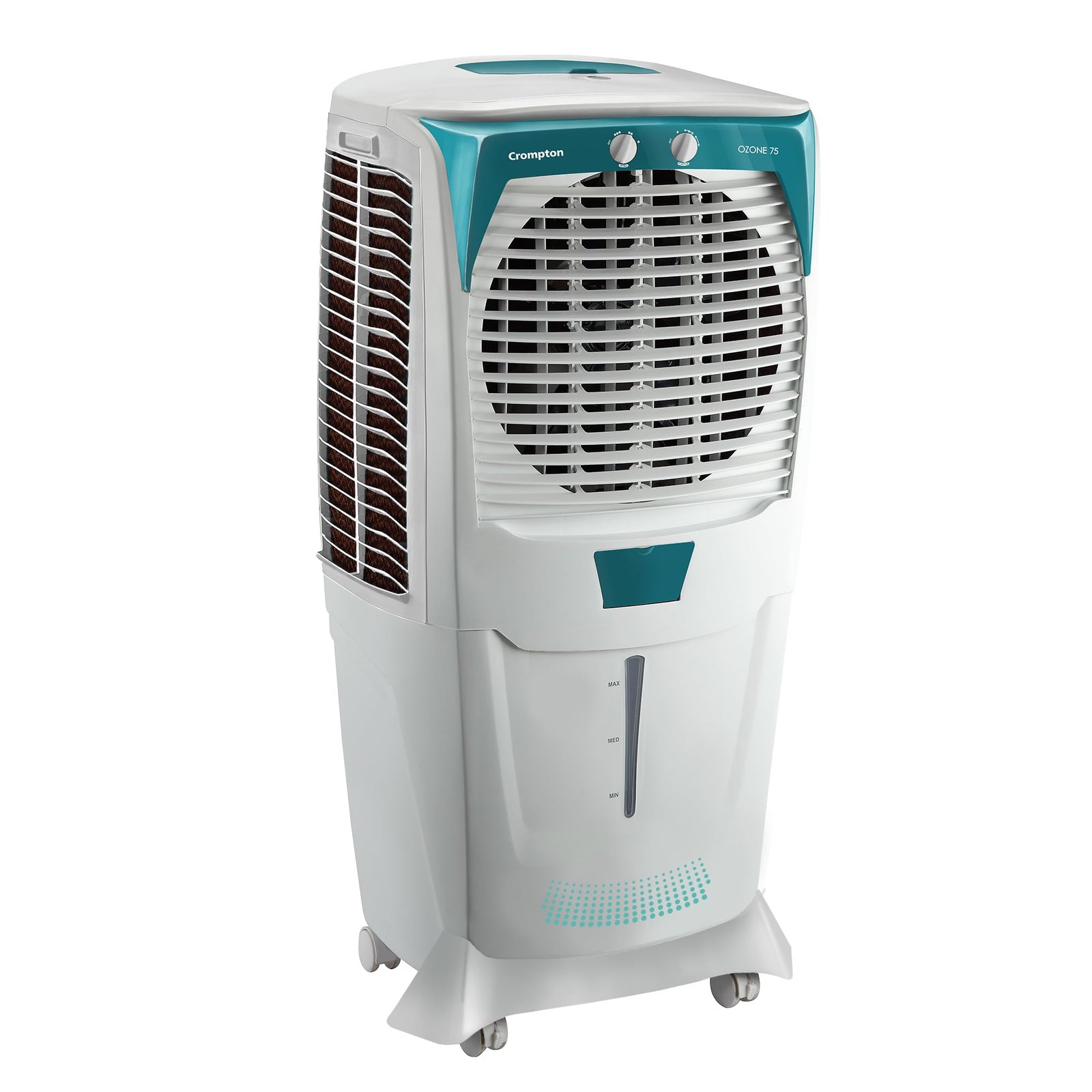 Crompton Ozone Neo Desert Air Cooler 95L| High density honeycomb Pad for Cooling Retention| Water Level indicator| 4 way Air deflection & Auto Swing | Everlast Pump| 3 Year Brand Warranty