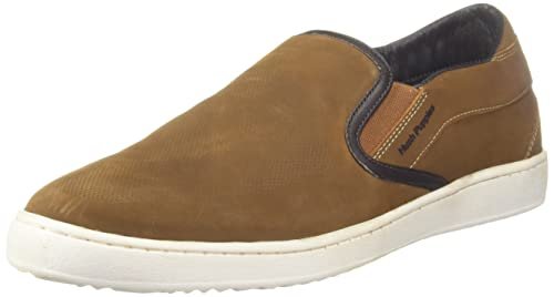 Hush Puppies Men’s Smith PERF Slip ON E Tan Casual Shoe’s – 8 UK (8533399)