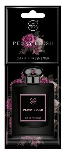 Aroma Car Perfume Hanging Car Air Freshener, Peony Blush (Pack of 3)