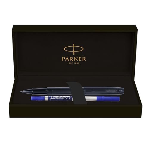 Parker Odyssey Lacque Black |Black Metal Trim |Roller Ball Pen