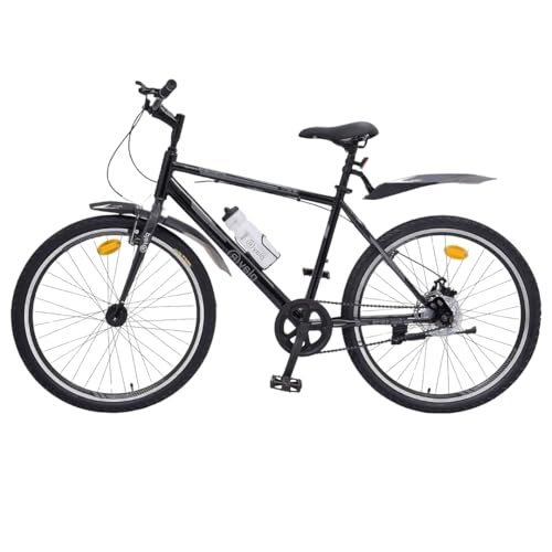 playR Score 26 Inch Cycle – Single Speed – Rigid – Front V Brake Rear Disc Brake – Knight Black