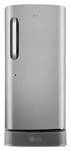 LG 210 L, 5 Star, Smart Inverter, Direct Cool Single Door Refrigerator (GLD2256ZAPZ, Shiny Steel, Fit Max Chiller Tray, Base stand with Drawer & Runs on Home Inverter)