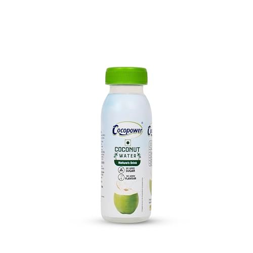 Cocopower Coconut Water | Instant Rehydration | No Added Sugar | Refreshing Recharge! | 180ml (Pack of 6)