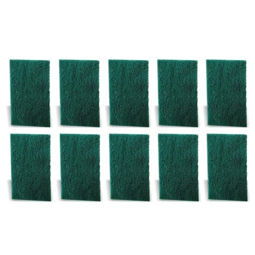 Sparkmate By Crystal Nylon Green Scrub Pad (Pack of 10)