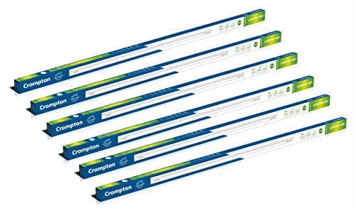 Crompton Laser Ray Neo 20W LED Batten (Warm White) – Pack of 6
