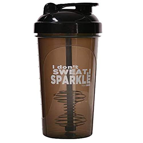 Fitkit Classic Bottle Shaker (700ml, Grey/Black , Plastic) Pack of 1
