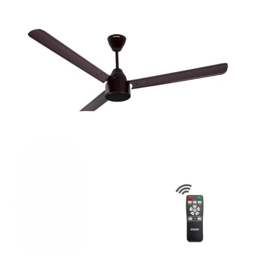 EcoLink AiroMax BLDC 1200mm Ceiling Fan – Brown | Power-Saving BLDC Technology | High Airflow Performance | Low Noise | 2-Year Warranty | Pack of 1