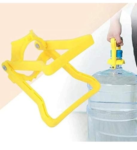Clazkit Water Carry Bottled Water Pail Bucket Handle Water Upset Bottled Water Handle Pail Buckets Lifter (20L Bottle Lifter) Water Bottle Handle (1) Plastic, Multicolour