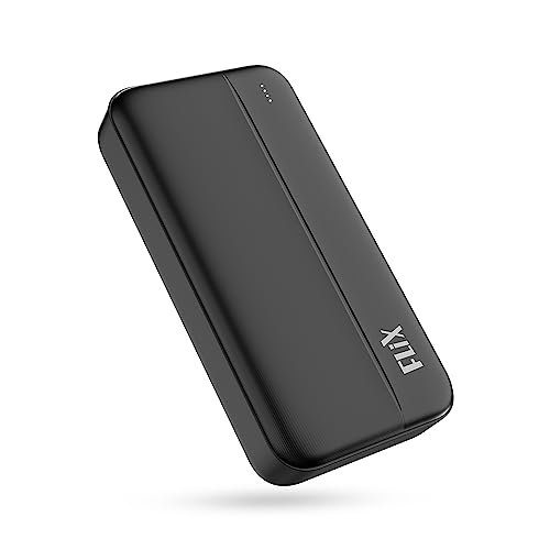 FLiX UltraCharge 20,000mAh QCPD Power Bank,USB C/B Input,Tripple Output 22.5W High-Speed Power Delivery,Compatible to iPhone 14 13 12 11 Samsung S22 S23 Google Pixel7 Oneplus (P25-Black)