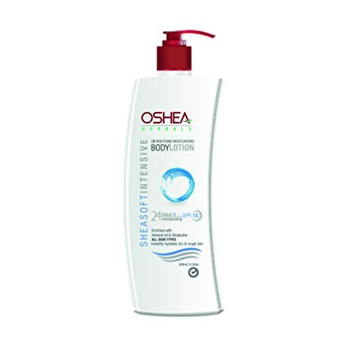 OSHEA Sheasoft Intensive Body Lotion, White, 400 ml