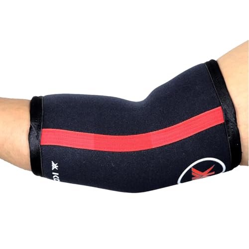 Kobo Elbow Sleeves 5mm Elbow Support Neoprene for Weight Lifting, Gym, Cross Training, Fitness, Squats, Powerlifting, Workout – (Piece)