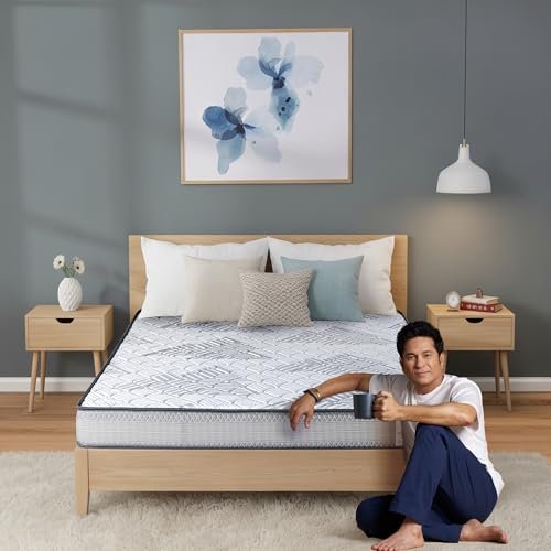 Livpure Smart DUOS FLIP Reversible Ortho HR – Medium Soft & Firm Mattress |3D SleepTech Crafted Zones| ComfortScience Foam| High GSM Sporty Quilted Fabric|Double Bed (72x48x5) inch, 7 Years Warranty