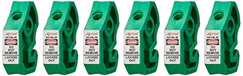 Aktion Safety Pin In Pin Out AK-CBL59 Wide Circuit Breaker Lockout (Set of 6)