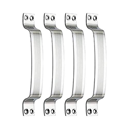 MAP GAIYERA Stainless Steel Door and Window Handle -DIAGONALLY Shaded -6 INCH Pack of 4 PC