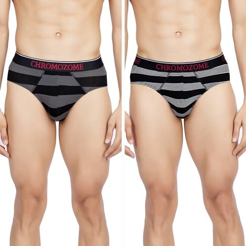 Chromozome Men Brief CZ 306 (Pack of 2) S Multi 2