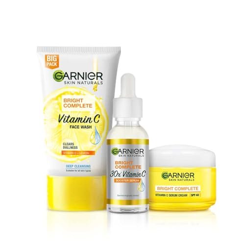 Garnier Bright Complete Vitamin C Brightening Regime Kit for Skincare