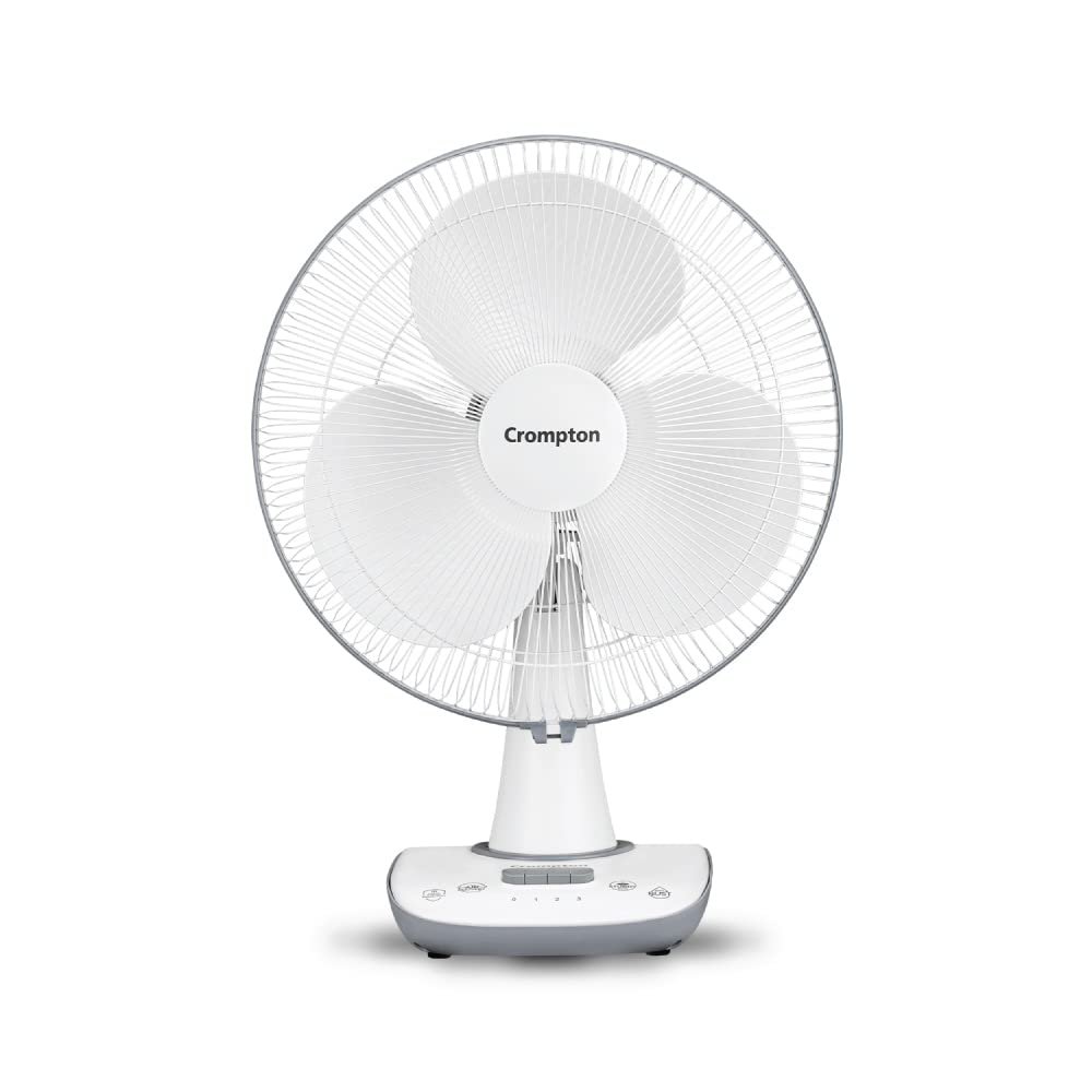 Bajaj Frore Neo Table Fan 400 MM | Table fans for Home & Office |Aerodynamically Balanced Blades| 100% CopperMotor| HighAir Delivery|3-Speed Control| 2-Yr Warranty 【Blue】
