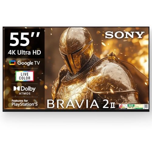 Sony 139 cm (55 inches) BRAVIA 2M2 Series 4K Ultra HD Smart LED Google TV K-55S25BM2