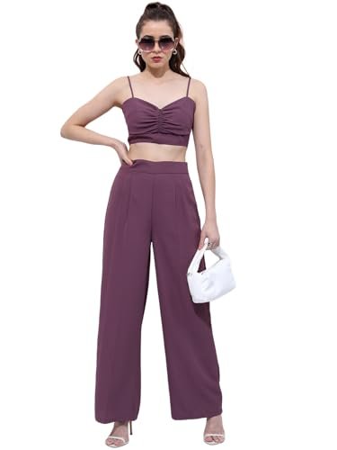 Tokyo Talkies Women Crop Top with Trouser