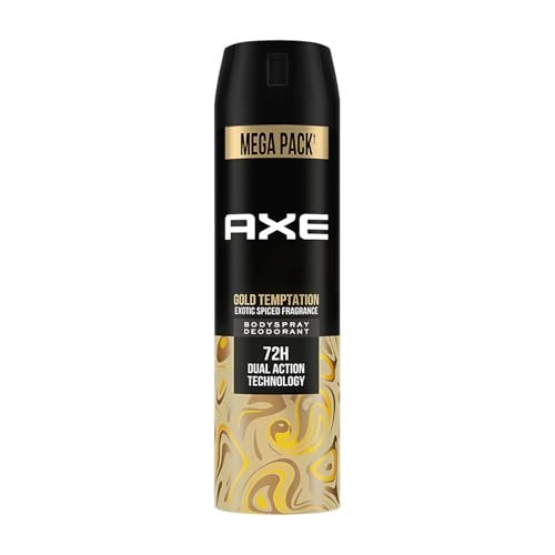 Axe Gold Temptation Long Lasting Deodorant Bodyspray for Men 215 ml