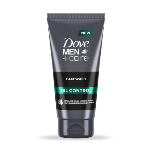 Dove Men + Care|150ml Oil Control facewash|with Kaolin Clay|Soap-free facewash|For Normal to Oily Skin