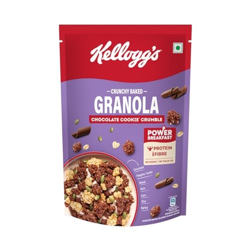 Kellogg’s Crunchy Granola Chocolate & Almond |Muesli |Power Breakfast | 400g