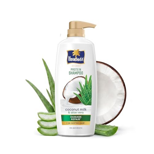 Dabur Vatika Ayurvedic Shampoo Refill Pouch – 1 L | Damage Therapy | Power of 10 Ingredients for Solving 10 Hair Problems | No Parabens | For All Hair Types