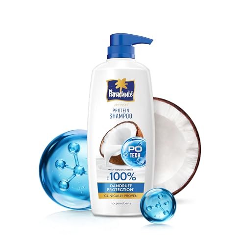Parachute Advansed Anti-Dandruff Shampoo with Coconut Milk & PO Tech | Up to 100% Dandruff protection | for Strong Healthy Scalp | Paraben free | For Men & Women | 650ml