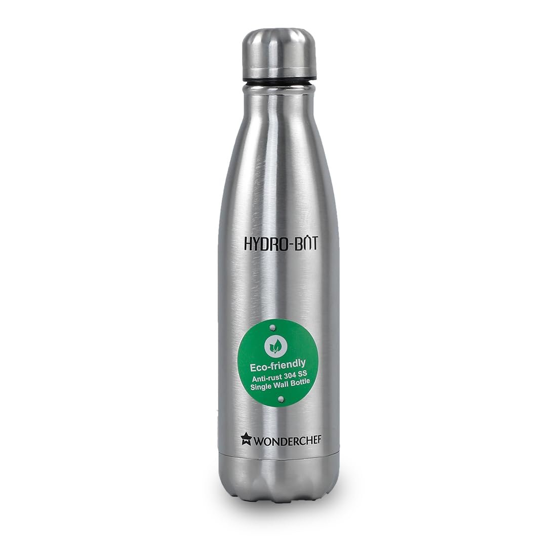 Wonderchef Stainless Steel Hydro Bot 1000 ml/ 1 Litre I Gift Box Packing I Single wall I Non-Insulated I 304 Stainless Steel I Non Toxic I BPA Free I Rust Free I 2 Years Warranty