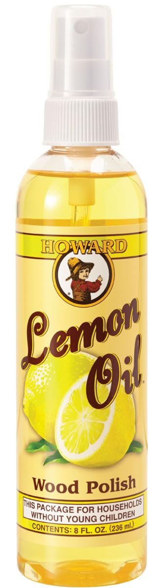 Howard Products Lemon Oil Wood Polish, 236 ML, LM0008