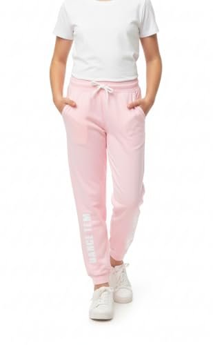Clotth Theory Girl’s Super Combed Cotton Trackpant and Joggers with Side Pocket for Casual Wear, Jogging, Exercise & Walking (Pack of 1) LT Pink