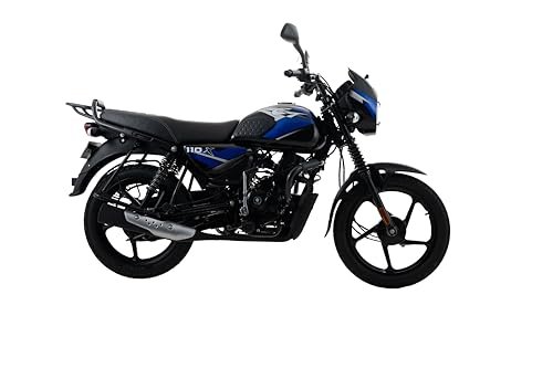Bajaj Ct 110 X Es Motorcycle/Motorbike – Blue Black – Ex-Showroom