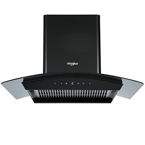 Whirlpool 90 cm 1250 m3/hr Filterless Auto Clean Chimney – CGFL PRO 902 HAC, Touch + Motion Sensor Control (Black), Standard
