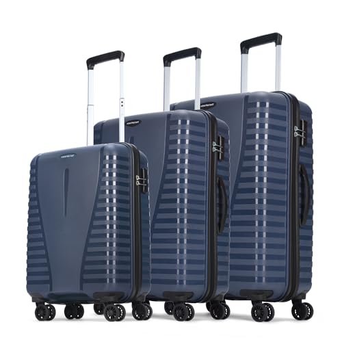 Aristocrat Airpro Set of 3 (Cabin+Medium+Large) Trolley Bags, Poseidon Blue