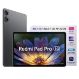 Redmi Pad Pro 5G | Snapdragon 7s Gen 2| 12.1-inch/30.7cm XL Display | 33+ Days Ultra-Long Standby | 10000mAh (typ) Battery | Powered by HyperOS | 8GB, 256GB | Wi-Fi 6 + 5G | Graphite Grey