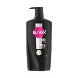 Sunsilk Radiant Black Shine Shampoo 650 ml || Infused with 3% VITA-GLOSS COMPLEX* || Gives Glass Shine Hair