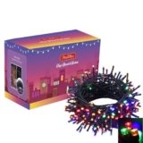 Desidiya ® Plastic 12 Meter LED Decorative String Fairy Rice Lights for Home Decoration Indoor and Outdoor Decoration Lights, Festival, Party, Garden, Wedding (Multicolor)(Pack of 1)