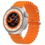 GIZMORE Cult 3.86 CM (1.52) Full HD | AOD with 700 NITS Brightness|Active Rotating Crown| 10 Days Working Time |360 * 360 Pixels High Resolution|BT Calling, Zinc Alloy Body (Orange)